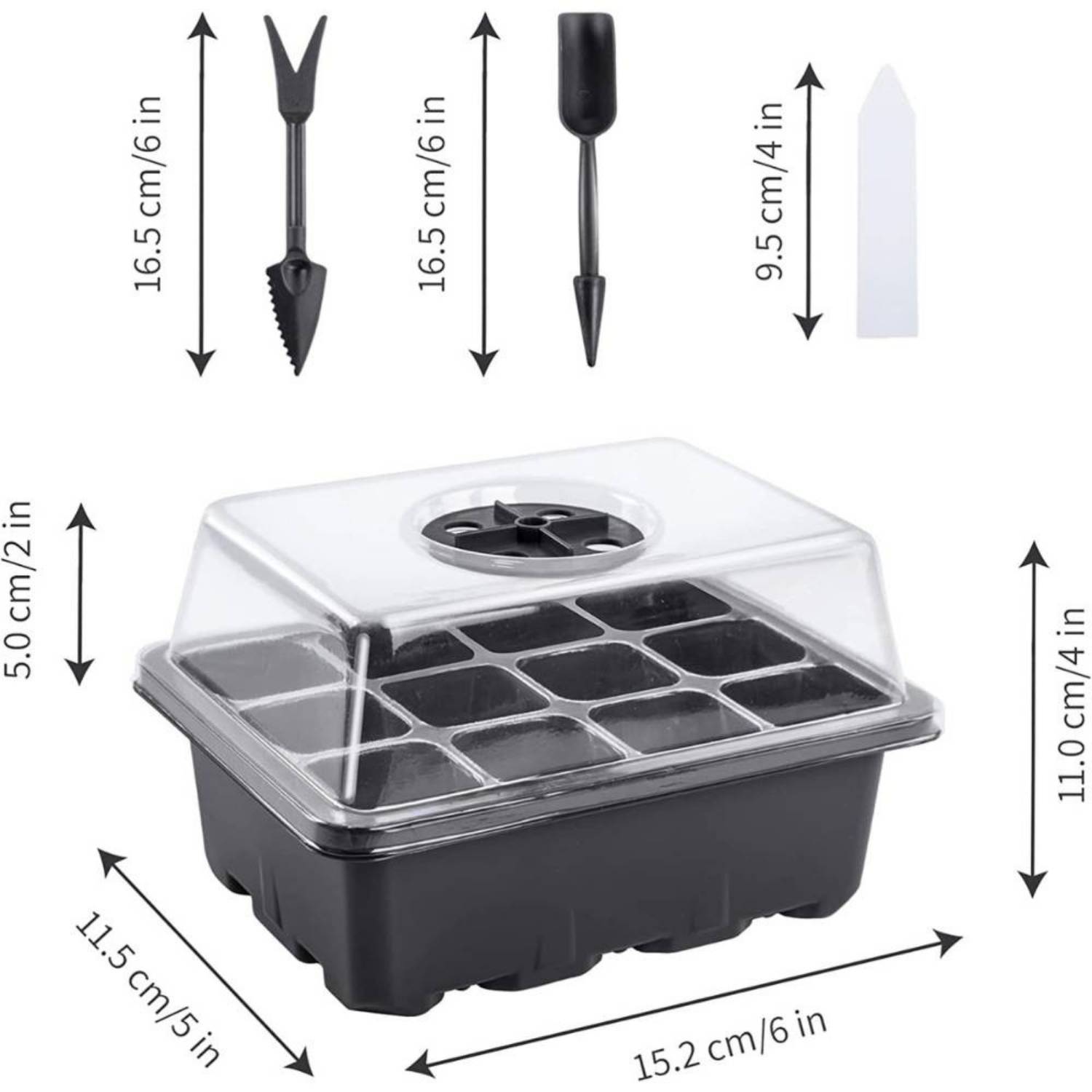 Seed Starter Container, Pack of 5