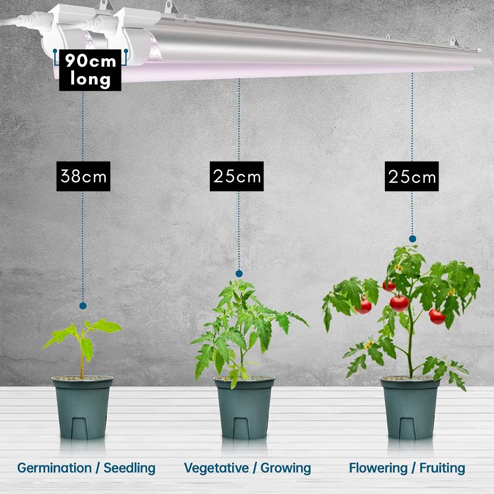 LED Grow Lights Strips, 90 cm, Pack of 9: image 5